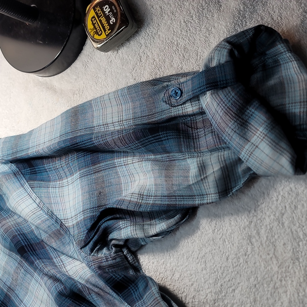 Gloria Vanderbilt Womens flannel shirt - Picture 8 of 11